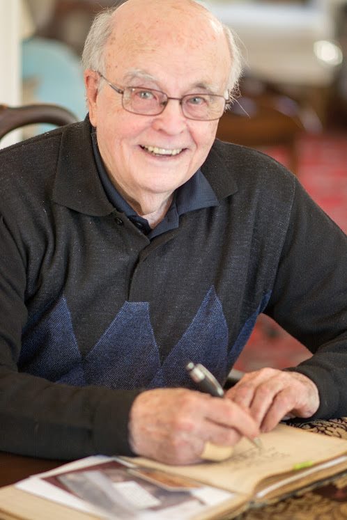 Mr Larry Kirby signing The Log Book on April 22nd, 2018.
