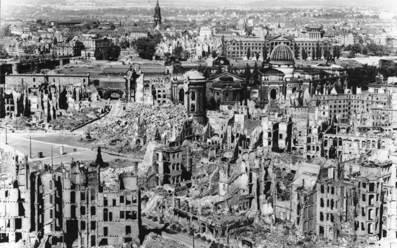 Dresden after the firebombing.